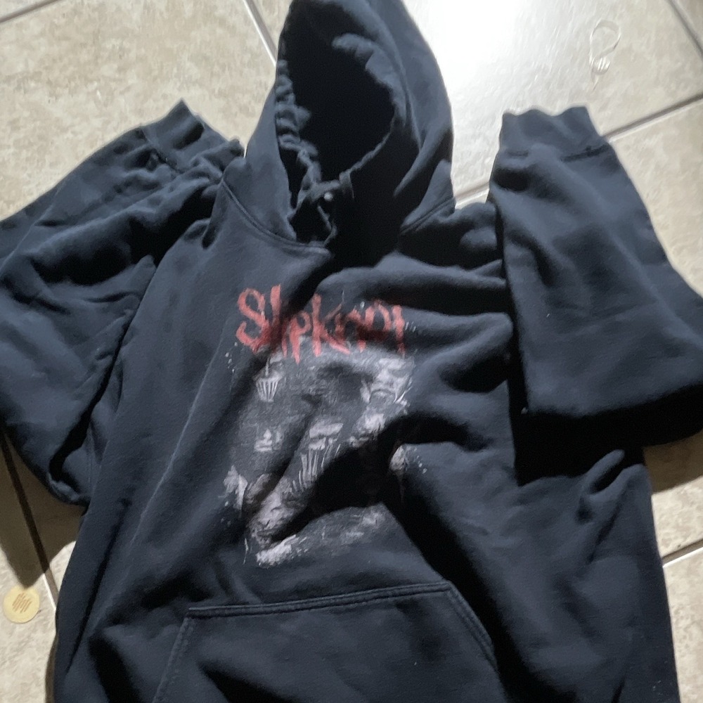 Slipknot Black Graphic Print Pullover Hoodie We Are Not Your Kind XL Gildan